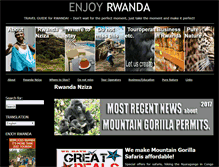 Tablet Screenshot of enjoyrwanda.info